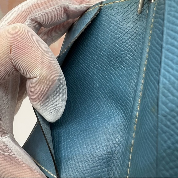 Hermes ToGo Agenda PM Blue Notebook Cover Card Holder - Picture 11 of 15